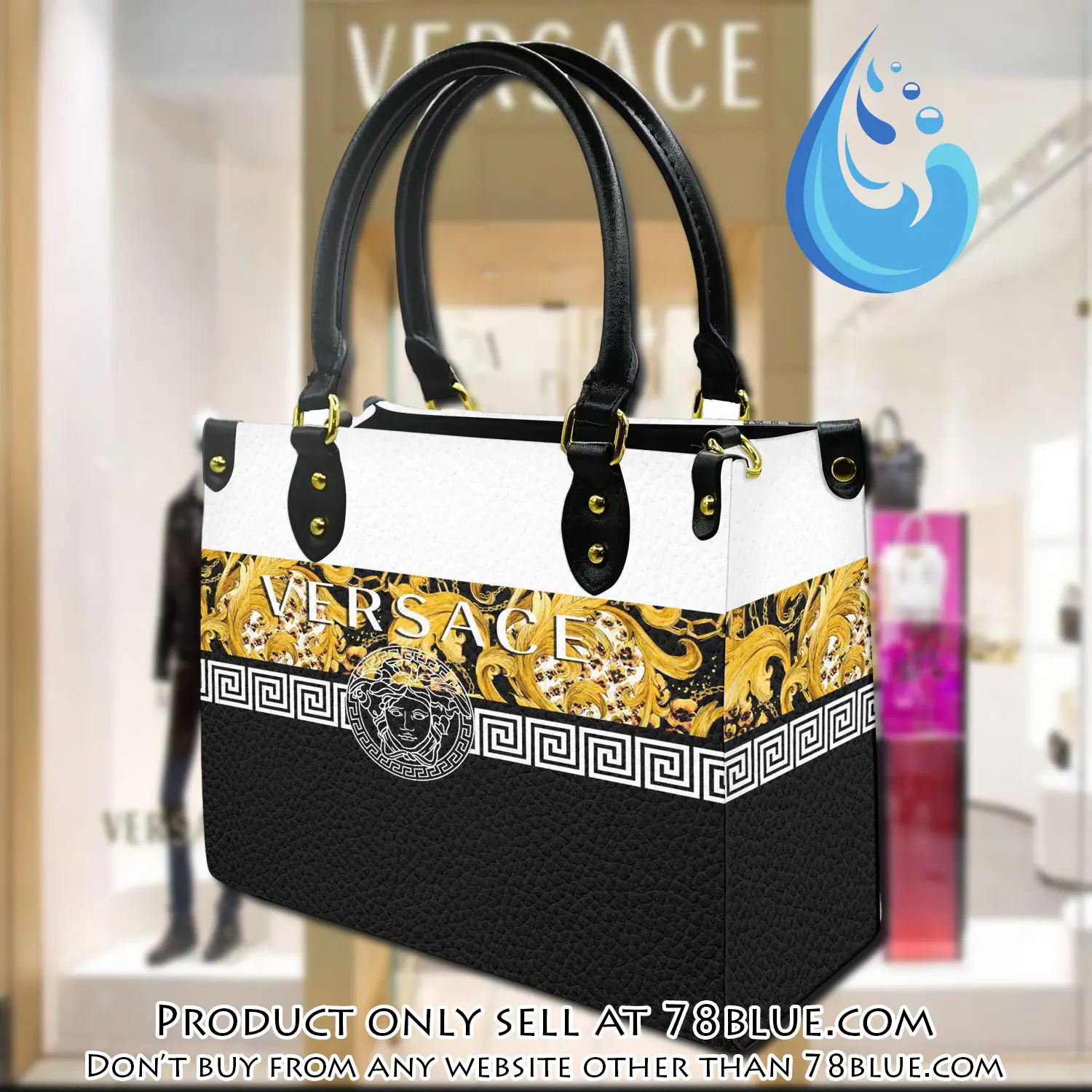 Versace women luxury leather handbag 3d lhb1069 78b1459794
